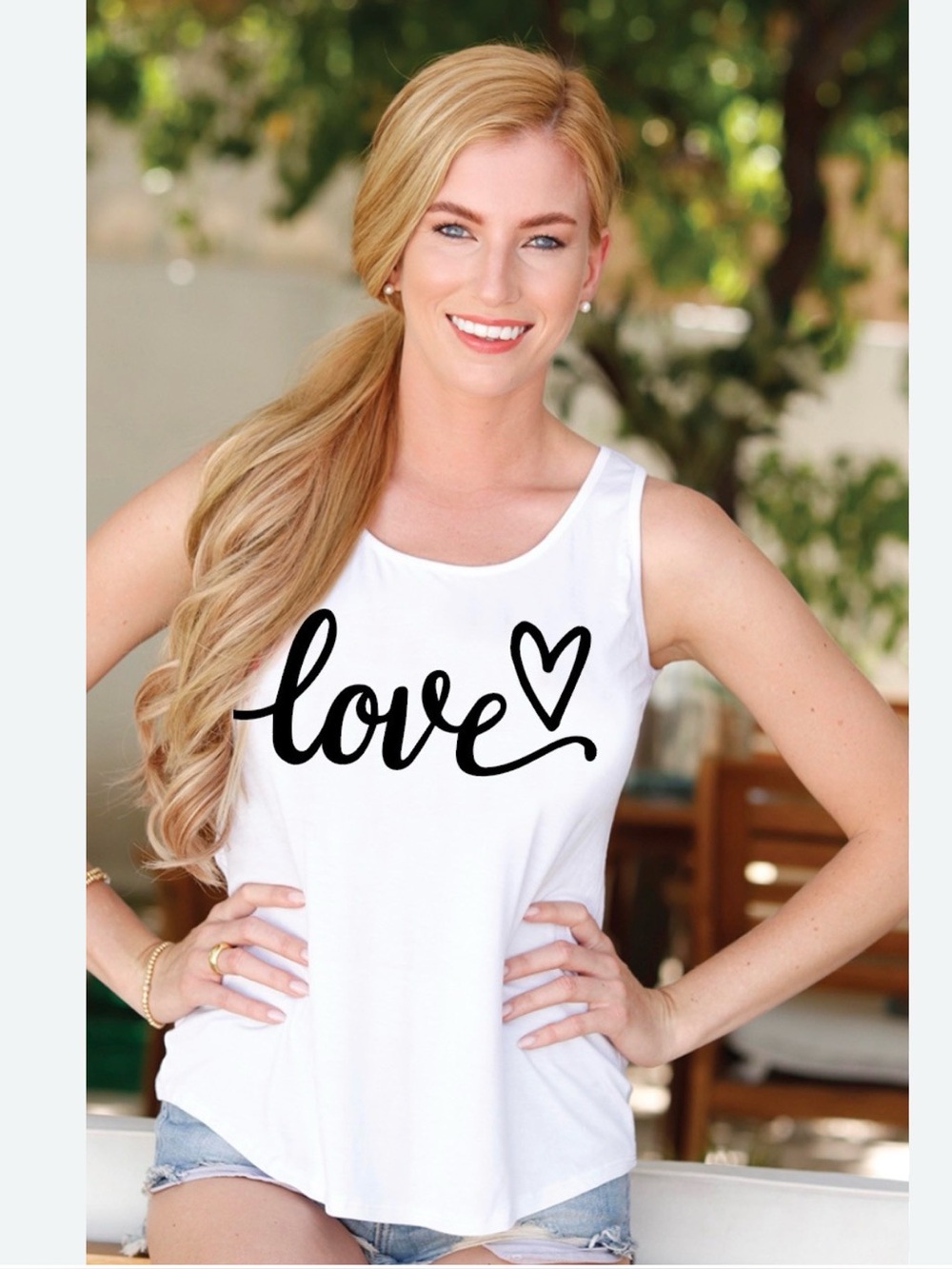 Zadig & Voltaire Love White linen Tee
